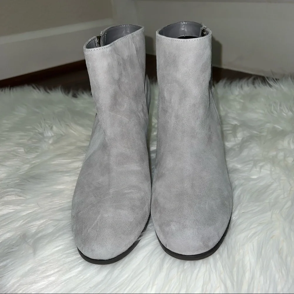 Cole Haan Davenport Bootie Ironstone Suede Gray Size 11